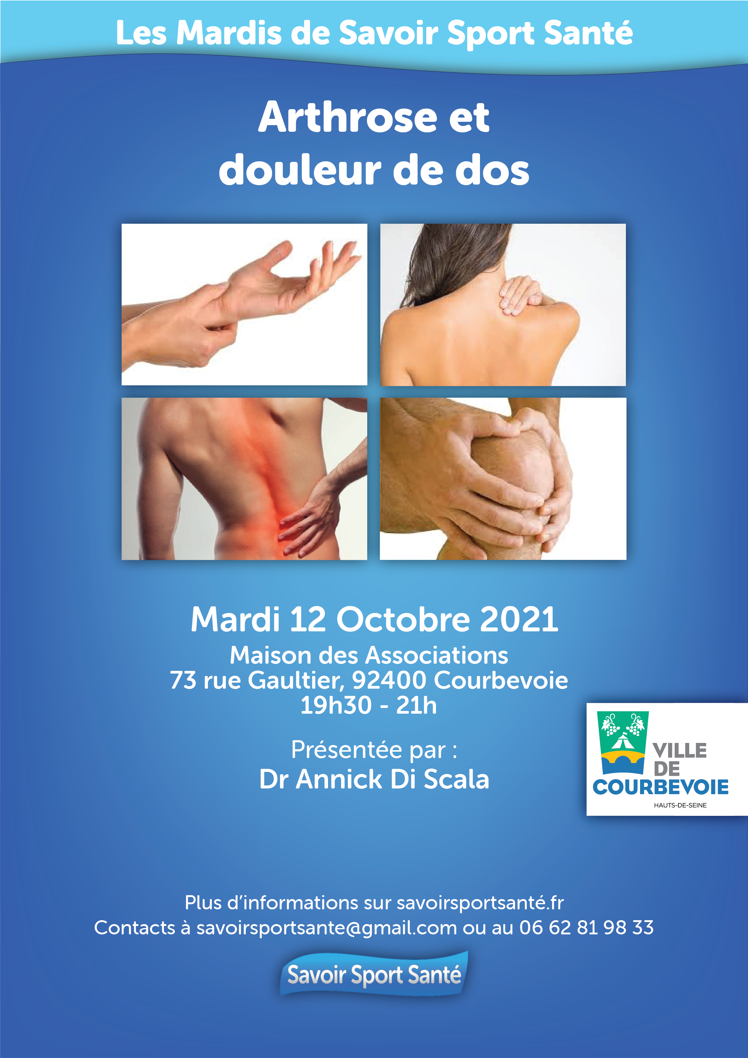 Arthrose et douleur de dos